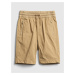 GAP Dětské kraťasy pull-on hybrid shorts with quickdry. Béžová