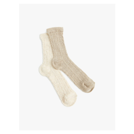 Koton Set of 2 Textured Socks