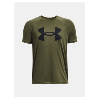 Khaki sportovní tričko Under Armour UA Tech Big Logo SS