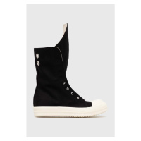 Kecky Rick Owens Woven Boots Boot Sneaks pánské, černá barva, DU01D1806.NDKES1.911