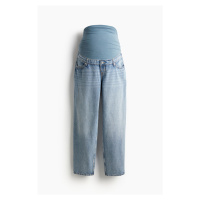 H & M - MAMA Mom Loose Ankle Jeans - modrá