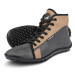 Barefoot kotníkové boty Leguano - Jaspar forester šedé
