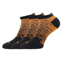 Voxx Rex 18 Unisex nízké ponožky - 3 páry BM000004106100100217 oranžová