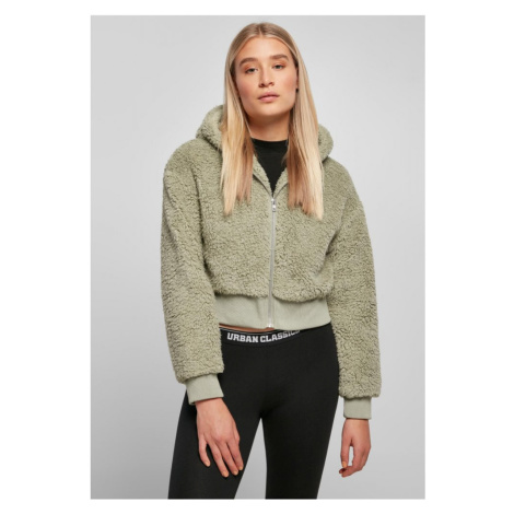 Ladies Short Oversized Sherpa Jacket - softsalvia Urban Classics