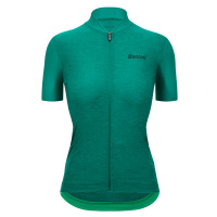 SANTINI Cyklistický dres s krátkým rukávem - COLORE PURO - zelená
