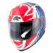 KAPPA KV41 DALLAS SIMPLE integrální helma červená/modrá