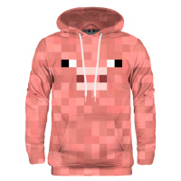 Mr. GUGU & Miss GO Unisex's Pixel Pig Hoodie H-K2355