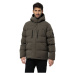 Jack Wolfskin ROEMERTOR Pánská péřová bunda, khaki, velikost