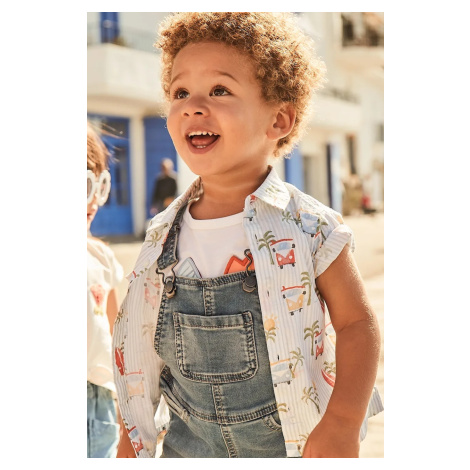 Dětská bavlněná košile Mayoral modrá barva, 1112