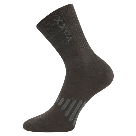 Voxx Powrix Unisex sportovní merino ponožky BM000003618800100828 hnědá