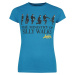 Monty Python Ministry of Silly Walks Dámské tričko modrá