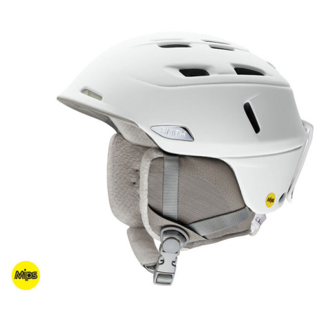 Smith snowboardová helma Compass Pearl White | Bílá