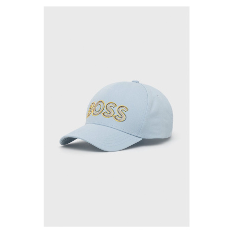 Bavlněná čepice BOSS Boss Athleisure s potiskem Hugo Boss