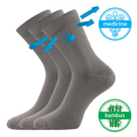 Lonka Drbambik Unisex ponožky s volným lemem - 3 páry BM000003618800101175 šedá