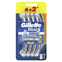 Gillette Jednorázová holítka Blue3 Comfort 6+2 ks