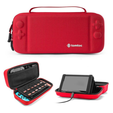 Tomtoc cestovní pouzdro Nintendo Switch červené