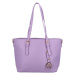 Elegantní dámská koženková kabelka přes rameno Salacia, fialová