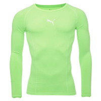 Puma LIGA BASELAYER LONG SLEEVE TEE Pánské funkční triko, reflexní neon, velikost