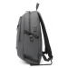 Kono voděodolný batoh s PVC potahem a USB portem 18L - šedý
