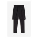 H & M - Sportovní legíny's šortkami - černá