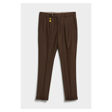 Kalhoty manuel ritz trousers fialová