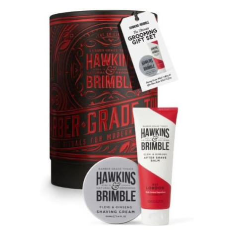 Hawkins & Brimble Dárková sada krém na holení + balzám po holení