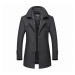 Pánský zimní vlněný kabát S61 FashionEU