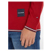 Červený pánský svetr s příměsí hedvábí Tommy Hilfiger