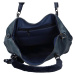 Designová dámská koženková kabelka Claire, modrá