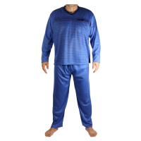 Standa pyžamo pánské dlouhé V2401 tmavě modrá