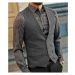 Pánská tweed vesta k obleku elegantní