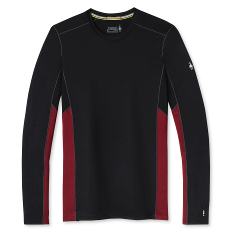 Pánské tričko Smartwool Merino Sport 150 Long Sleeve Crew Red/Black