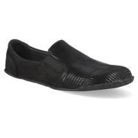 Barefoot baleríny slip on Peerko - Trim Nyx černé