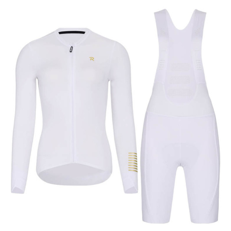 HOLOKOLO Cyklistický krátký dres a krátké kalhoty - VICTORIOUS ELITE - bílá