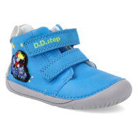 Barefoot dětské kotníkové boty D.D.step S070-974A modré
