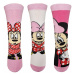 Minnie Mouse - licence Dívčí ponožky - Minnie Mouse 111, bílá/růžová Barva: Mix barev