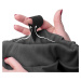 Dívčí softshellové kalhoty s fleecem - Unuo pružné Sporty, černá Barva: Černá