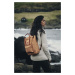 Batoh Fjallraven Kanken béžová barva, velký, hladký, F23510