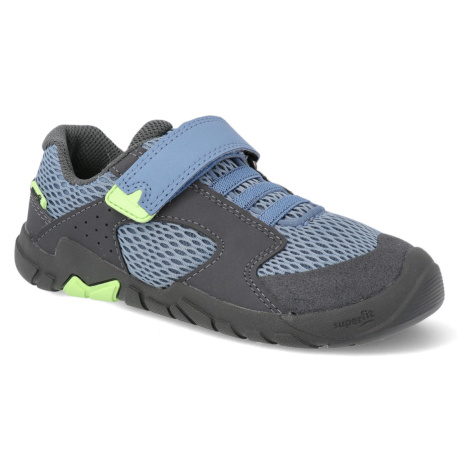 Barefoot tenisky Superfit - Trace Blue/Grey vegan modré