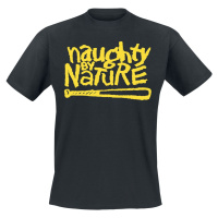 Naughty by Nature Yellow Classic Tričko černá