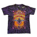 Jefferson Airplane tričko, Live in San Francisco CA Dip Dye Purple, pánské