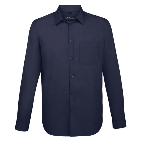 SOĽS Baltimore Fit Pánská košile s dlouhým rukávem SL02922 Dark blue SOL'S