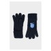 RUKAVICE GANT ALPINE BADGE KNIT GLOVES EVENING BLUE