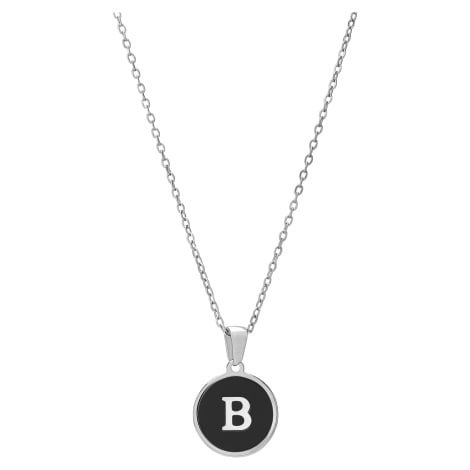 Troli Originální ocelový náhrdelník s písmenem B