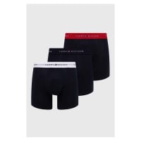 Boxerky Tommy Hilfiger 3-pack pánské, tmavomodrá barva, UM0UM02765