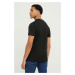 Bavlněné tričko Tommy Jeans černá barva, s potiskem, DM0DM18569