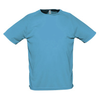 SOĽS Sporty Pánské triko s krátkým rukávem SL11939 Aqua
