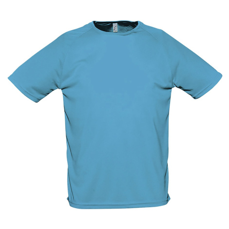 SOĽS Sporty Pánské triko s krátkým rukávem SL11939 Aqua SOL'S
