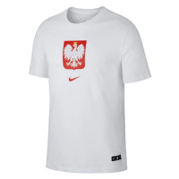 Nike Poland Evergreen Crest Tee Bílá