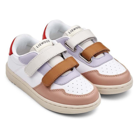 Dětské kožené sneakers boty Liewood béžová barva